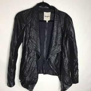 BB Dakota Women’s Black Faux Leather Jacket Small